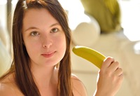 Some girls like vibrators, others prefer bananas #13