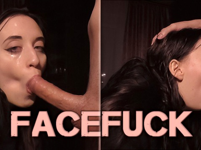 Client Hard FaceFuck Escort Girl's Dirty Mouth till Tears