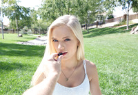Cute blonde Alex Grey enjoys a picnic and a nice dick #01
